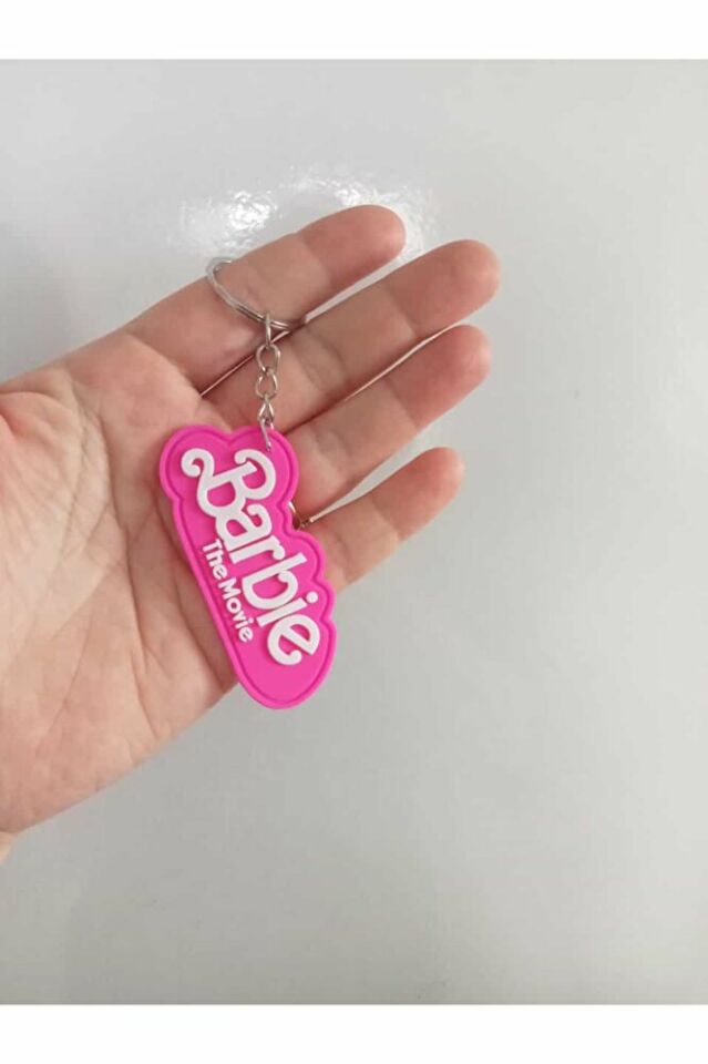 Kız Yazılı Pembe Anahtarlık